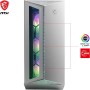 MSI MAG FORGE M100R Caja PC Mini Torre - Vidrio Templado, Admite Micro-ATX y Mini-ITX, c/Controlador Hub, Filtro de Polvo