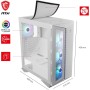 MSI MAG FORGE M100R Caja PC Mini Torre - Vidrio Templado, Admite Micro-ATX y Mini-ITX, c/Controlador Hub, Filtro de Polvo