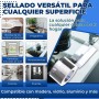 GTKWEX CINTA ADHESIVA IMPERMEABLE TRANSPARENTE 3CM X 10 METROS | CINTA SELLADORA BAÑO, LAVABOS Y FREGADEROS | RESISTENTE PARA
