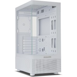 NOX Xtreme Products Hummer Vision White - Semitorre ATX | M-ATX, Ventana Lateral y Frontal Cristal Templado, Espacio para 5 NOX Xtreme Products Hummer Vision White - Semitorre ATX | M-ATX, Ventana Lateral y Frontal Cristal Templado, Espacio para 5
