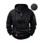 Nuevas sudaderas con capucha multibolsillos con cremallera para hombre