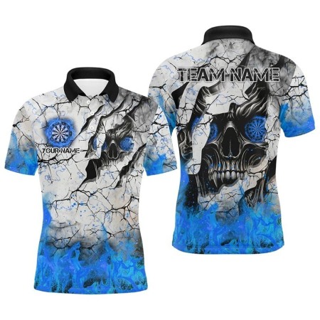 Polos con gráficos de dardos a la moda, camisetas con estampado 3D de 