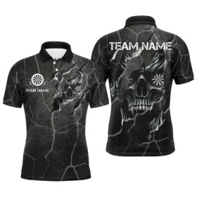 Polos con gráficos de dardos a la moda, camisetas con estampado 3D de 