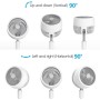 berssen Quiet Standing Fan with DC Motor 25dB, 3D 12H 13Speeds Oscillation Turbocharger with Touch Screen and Remote Control for