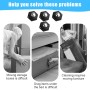 Flintronic 8 Piezas Ruedas para Muebles Pequeñas, Autoadhesivas Ruedas para Electrodomésticos, Ruedas 360 Grados para Muebles,