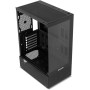 NOX Xtreme Products Hummer Vision White - Semitorre ATX | M-ATX, Ventana Lateral y Frontal Cristal Templado, Espacio para 5