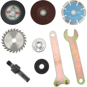 9 Piezas Amoladora Angular Taladro Eléctrico Manual,Adaptador de Taladro de Mandril de Eje de Vástago de 10 mm para Cumplir con