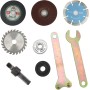 9 Piezas Amoladora Angular Taladro Eléctrico Manual,Adaptador de Taladro de Mandril de Eje de Vástago de 10 mm para Cumplir con