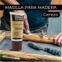 TECHZOCO Masilla Madera Roble, Ideal para rellenar y y reparar madera al interior, Masilla lista al uso, Rellenadora de