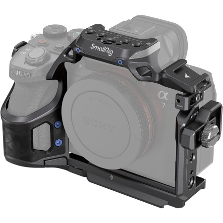 SMALLRIG Kit de Jaula con Cable Clamp para Sony A 7R V / A7 IV / A7S III, Jaula de Cámara con Múltiples Puntos de Montaje de