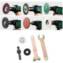 9 Piezas Amoladora Angular Taladro Eléctrico Manual,Adaptador de Taladro de Mandril de Eje de Vástago de 10 mm para Cumplir con