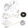 9 Piezas Amoladora Angular Taladro Eléctrico Manual,Adaptador de Taladro de Mandril de Eje de Vástago de 10 mm para Cumplir con