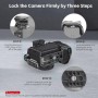 SMALLRIG Kit de Jaula con Cable Clamp para Sony A 7R V / A7 IV / A7S III, Jaula de Cámara con Múltiples Puntos de Montaje de