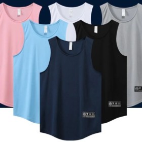 Chaleco deportivo para hombre, camiseta sin mangas de entrenamiento, t