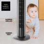 Taurus - Tower fan Babel RCH 50W, Height 86 cm, 4 speeds, 3 modes Normal/Breeze/Night, Timer 9h, Auto Off, Oscillating, Remote
