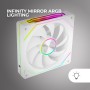 Mars Gaming MF-PWMX2, Kit 2 Ventiladores 120mm, Ultra silenciosos FDB 12dB, Sistema Anti-vibraciones, Sistema PWM, Blanco