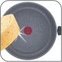 Tefal Natural On Wok Frying Pan 28 cm Heavy Duty Mineral Coating, Thermo-Signal, Thermo-Fusion, Deep Shape, All Hobs, Oven Safe,