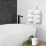 Toalleros De Baño Sin Taladro Adhesivo Negro Bambu Toallero Pared Soporte Toallas Baño 30 cm Cocina Lavabo Porta Toallas