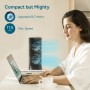 DR.PREPARE Tower Fan DC Motor Table Fan 3 Speeds 3 Teporizer Oscillating Fan 110° Dual Silent Fan for Bedroom Office Camper