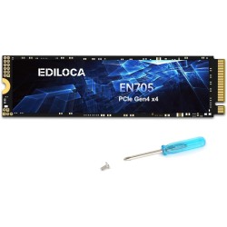 Ediloca EN705 de 1TB PCIe Gen4 SSD, NVMe M.2 2280, 3D NAND TLC, hasta 5000MB/s, Disco de Estado Sólido Interno, Caché SLC Ediloca EN705 de 1TB PCIe Gen4 SSD, NVMe M.2 2280, 3D NAND TLC, hasta 5000MB/s, Disco de Estado Sólido Interno, Caché SLC