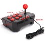 plplaaoo Arcade Fight Stick Wired Arcade Joystick Games Accessories for Switch/PC/PS3 – Ergonomic Design, Universal Nostalgia