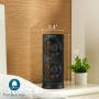DR.PREPARE Tower Fan DC Motor Table Fan 3 Speeds 3 Teporizer Oscillating Fan 110° Dual Silent Fan for Bedroom Office Camper