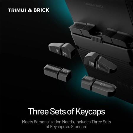 Meiurlex TRIMUI Brick Portable Game Console with 64GB TF Card, Allwinner A133P, 3.2" Open Source Linux System, IPS Display,