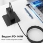 Cable USB tipo C a CC de 180CM, Cable de fuente de alimentación PD de 
