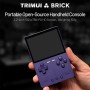 Meiurlex TRIMUI Brick Portable Game Console with 64GB TF Card, Allwinner A133P, 3.2" Open Source Linux System, IPS Display,