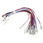 Tyenaza 8 Way Joystick with Terminal to Play 2/4/8 Way Arcade Fighting Games Zero Delay Arcade Game Kits DIY Parts 10 Buttons +
