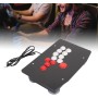 Leapiture Arcade Fight Stick Arcade Game Fighting Joystick Arcade Gamepad with USB 2.0 Port 5 Directional Keys 8 Big Function