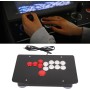 Leapiture Arcade Fight Stick Arcade Game Fighting Joystick Arcade Gamepad with USB 2.0 Port 5 Directional Keys 8 Big Function