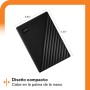 WD 5TB My Passport, HDD portátil, USB 3.0, con software para gestión de dispositivos, copia de seguridad y protección de