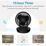 MYCARBON - Quiet Fan with Remote Control, 1800m³/h Turbo Power Timer Horizontal and Vertical Oscillation 4 Speed Turbo Air