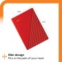 WD 5TB My Passport, HDD portátil, USB 3.0, con software para gestión de dispositivos, copia de seguridad y protección de