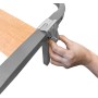 amuéblate online - Juego de 4 Patas para Somier o Base Tapizada Cilíndricas Roscadas, Gris, Altura 25 cm