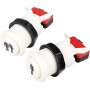 EG STARTS Arcade Buttons 8X America Standard Type Push Buttons + One & Two Initial Player Happ Buttons with Micro Switch for