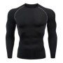 Camiseta deportiva de compresión para hombre, camiseta de secado rápid
