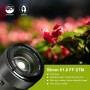 Meike 85mm F1.8 Auto Focus Teleobjetivo Medio STM Motor Paso a Paso Lente de Retrato de Marco Completo Compatible con cámaras