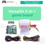 meiyan Tablero de Juego 5 en 1 con Palanca de Mando con Manivela para Máquina de Juego de Pesca, Captura y Caza con Vídeo Arcade