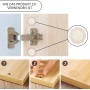 Diffaxy 270 unidades de cubiertas de tornillos autoadhesivas, redondas, para agujeros de perforación, diámetro de 21 mm,