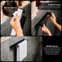 TOALLERO Negro Adhesivo, Toalleros de Baño sin Taladro Negro, Toallero Adhesivo, Toallero Baño, Toallero Baño Adhesivo, Cuelga