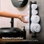 TOALLERO Negro Adhesivo, Toalleros de Baño sin Taladro Negro, Toallero Adhesivo, Toallero Baño, Toallero Baño Adhesivo, Cuelga