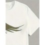 2024 Simple Casual para hombre Camiseta traje de manga corta y pantalo