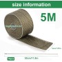 Jortmrd 5M Cinta Anticalorica Escape Moto Cinta Calorica Escape Moto Aislante Termico Cinta Térmica Escape Protección con 10