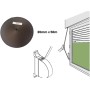 Cinta para Persianas 20 mm de Ancho 50 m - Color Blanco, Beige, Gris, Bronce, Negro | Cuerda de repuesto para Carretes de