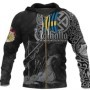 Sudadera con capucha con cremallera para hombre con estampado 3d del e