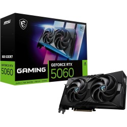 MSI GeForce RTX™ 5060 8G Ventus 2X OC, Tarjeta gráfica - NVIDIA RTX 5060, 8G GDDR7, 28 Gbps, PCI Gen 5, Negra MSI GeForce RTX™ 5060 8G Ventus 2X OC, Tarjeta gráfica - NVIDIA RTX 5060, 8G GDDR7, 28 Gbps, PCI Gen 5, Negra