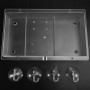 Asyduey Panel Acrílico para Joystick de Arcade DIY para Máquina de Juegos de Arcade. Se Puede Instalar un Botón de Joystick para