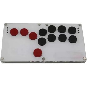 Qhpnunhq Joystick de Dedo Delgado, BotóN Completo, Controlador de Lucha Arcade, Controlador de Juego con FuncióN de Intercambio